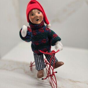 Byers' Toddler on a tricycle